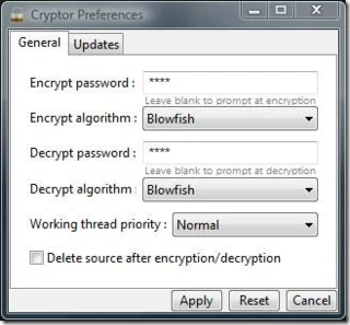 Cryptor: crittografa, metti in sicurezza e proteggi qualsiasi file o cartella