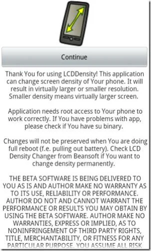 LCD密度でAndroidの画面解像度を変更する