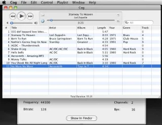 Cog: lettore musicale semplice e veloce per Mac