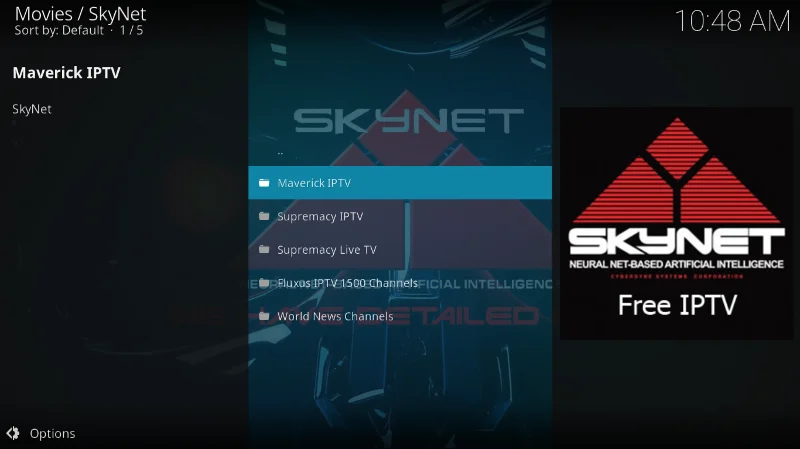 Дополнение SkyNet для Kodi — как установить SkyNet на Kodi