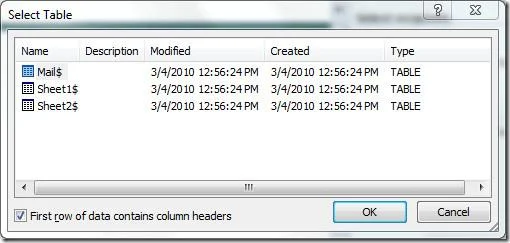 Seriendruck in Word 2010
