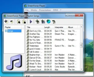 GreenForce Playerはメディアファイルのパスワード保護を可能にします