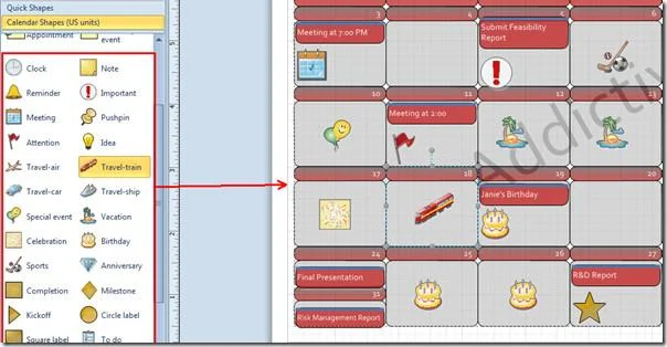Visio-Zeichnung in Word 2010-Dokument einbetten