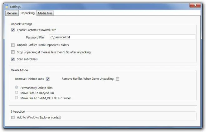 Monitor de descompresión: programa la descompresión y extracción de archivos RAR