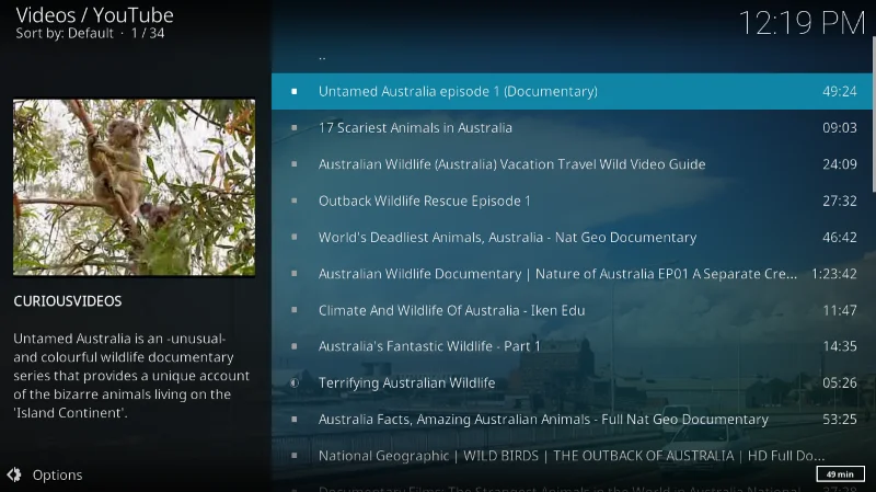 Дополнение Xtreme Wilderness для Kodi, лучшее для всего дикого