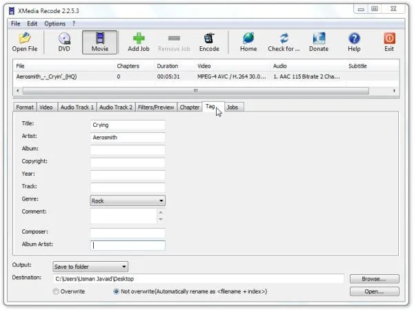 XMedia Recode: Conversor multimedia avanzado compatible con una enorme lista de formatos
