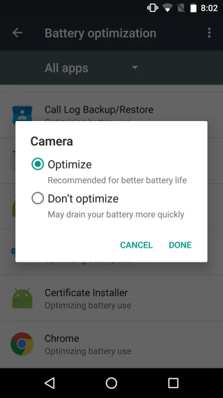 Come escludere le app dalla funzione Doze in Android 6.0