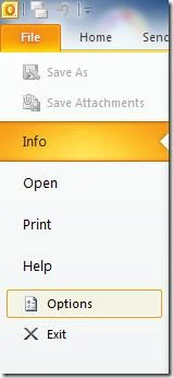 Outlook 2010-Suchindizierung