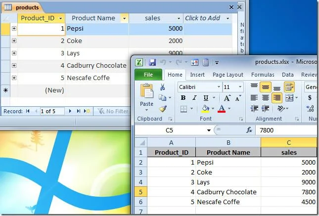Access 2010: Esporta tabella database in Excel 2010
