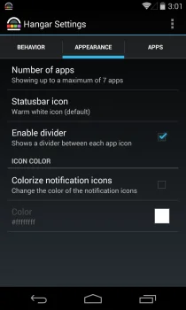 Hangar: accedi alle app utilizzate di frequente dal cassetto delle notifiche