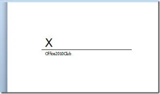 So fügen Sie eine Signaturzeile in Word 2010 ein
