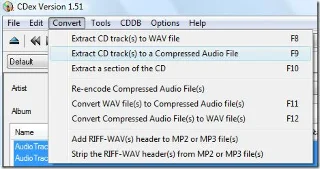 Cdex – Copiar CD de audio a formato MP3 o WAV