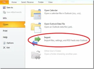 So importieren Sie Kontakte aus einer Excel-Datei in Outlook 2010