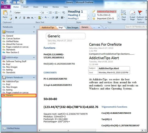 Salva il blocco appunti di OneNote 2010 in formato Doc, Docx, PDF