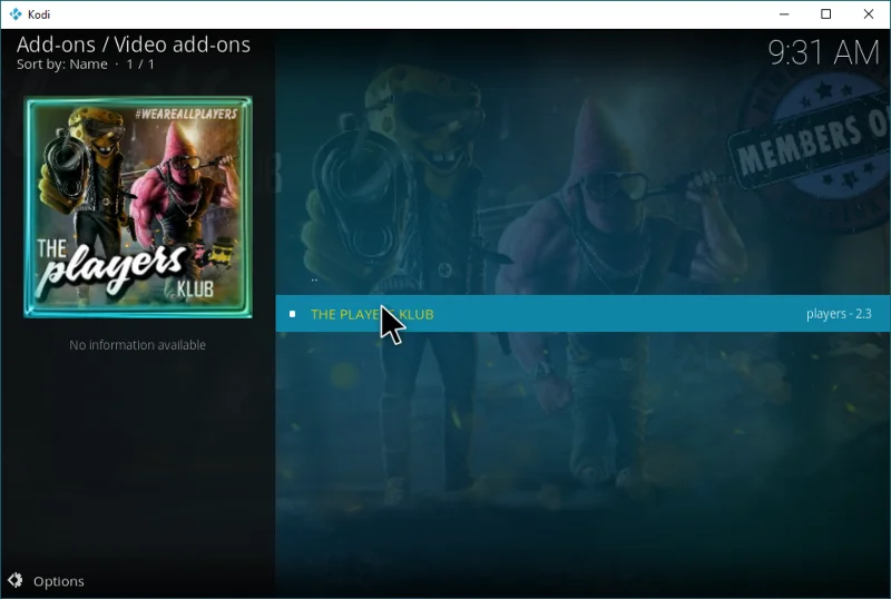 PlayersKlub Kodi-Add-on, über 700 IPTV-Kanäle ansehen: Installationsanleitung