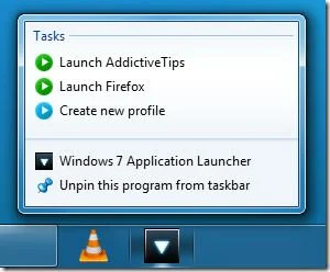 7APL – Windows 7 中的快速啟動程序