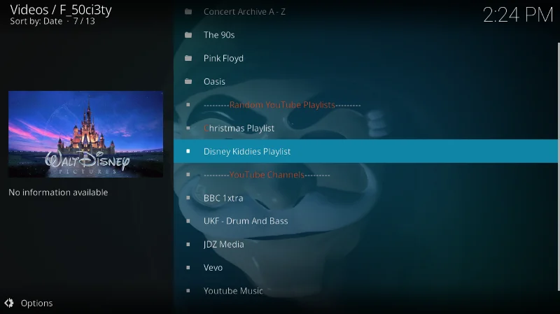 Componente aggiuntivo F_50ci3ty (Fsociety) per Kodi: installazione e funzionalità