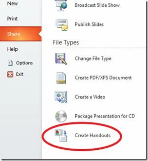 PowerPoint 2010: Präsentationshandouts in Word erstellen [Tipps]