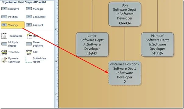 Organigramm in Visio 2010 aus Excel-Tabelle erstellen