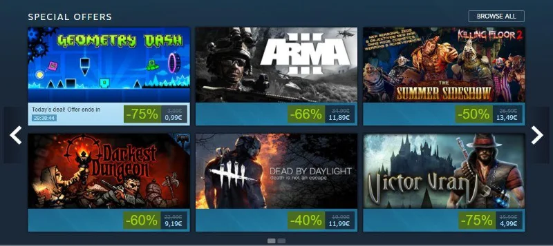 Risparmia sui giochi Steam: cambia posizione con una VPN, acquista a un prezzo più basso