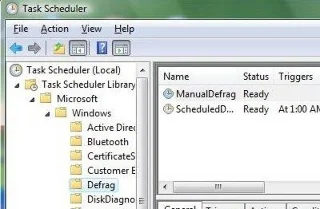使用工作排程程式在 Windows 7/Vista 中調整磁碟碎片整理