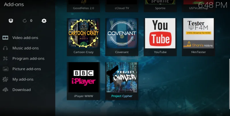 Project Cypher für Kodi: So installieren Sie das Project Cypher Kodi-Add-on
