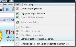 Как разделить экран Firefox, чтобы освободить место для большего количества контента