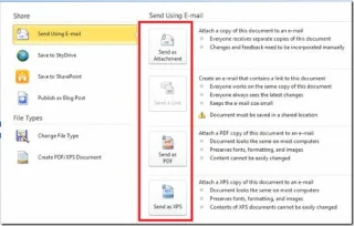 Techniken zur Dokumentfreigabe in Word 2010