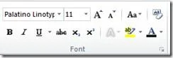 Office Word 2010 Format/Formatierung