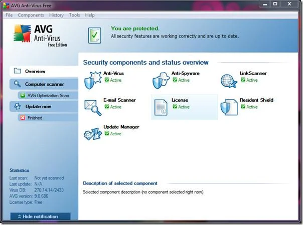 Descargar AVG 9 Antivirus Free Edition