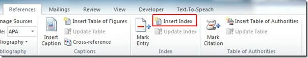 So indizieren Sie Word 2010-Dokumenttext