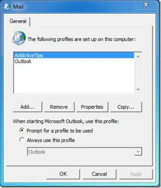 Outlook 2010-Profil: Ein grundlegender Leitfaden