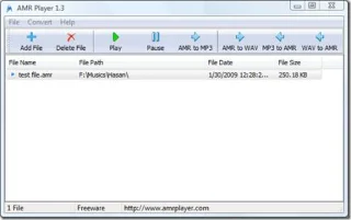 Come riprodurre e convertire file audio AMR