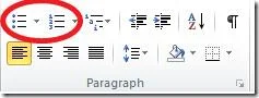 Office Word 2010 Format/Formatierung