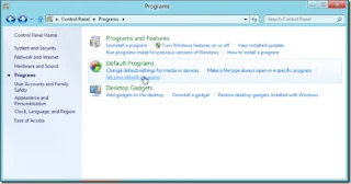 Establecer el navegador predeterminado en Windows 8 para enlaces de aplicaciones de escritorio o de terceros