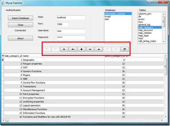 MySQL Explorer：從桌面匯入並檢視 MySQL 資料庫