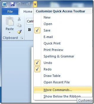 Hinzufügen und Erstellen von Outlook 2010-Aufgaben aus Word 2010