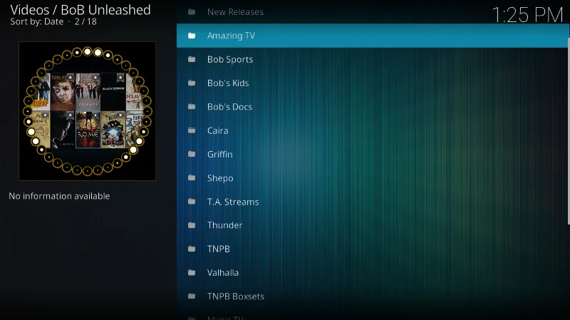 Add-on BoB Unleashed, libera la potenza di Kodi