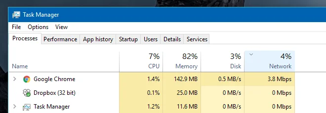 如何在 Windows 中尋找哪些應用程式拖慢了你的網速 如何在 Windows 中尋找哪些應用程式拖慢了你的網速