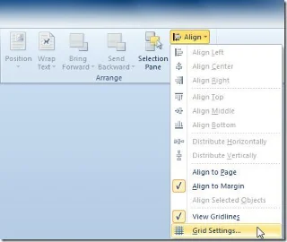 Ändern Sie die Höhe/Breite der Gitternetzlinien in Word 2010