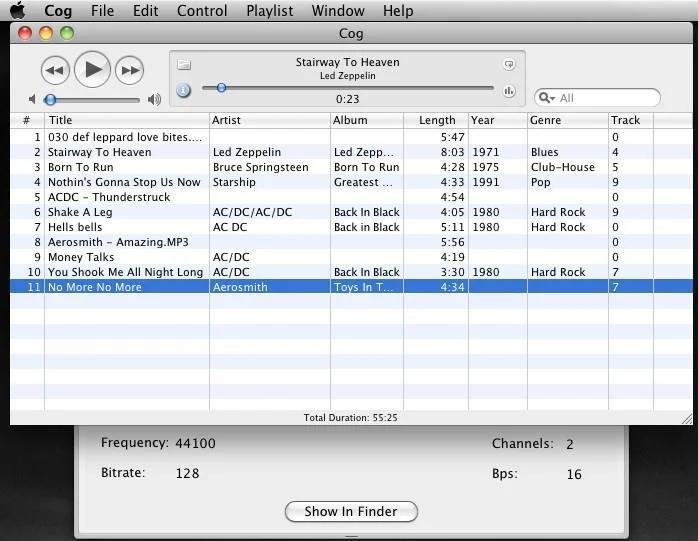 Cog: lettore musicale semplice e veloce per Mac