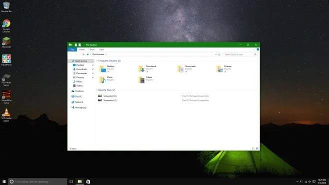 Obtenga un menú Inicio y una barra de tareas oscuros con barras de título de colores en Windows 10