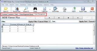 Ver, insertar y modificar tablas de datos sin usar MS Access