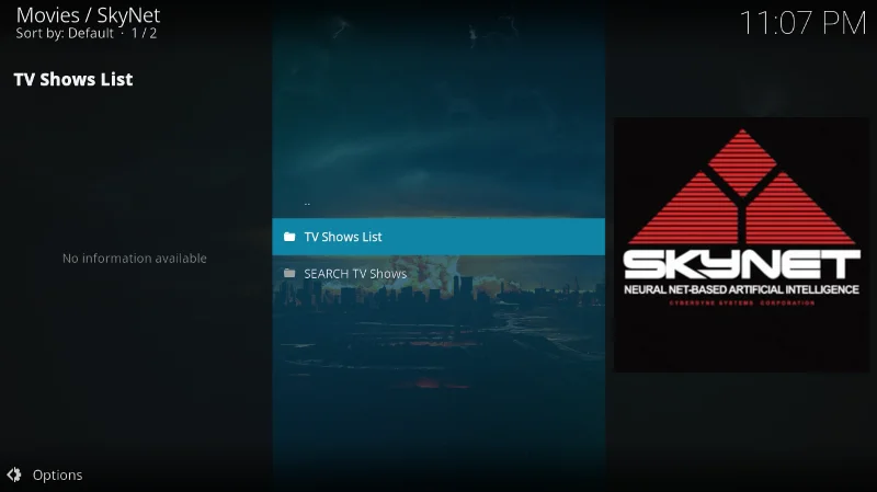 Дополнение SkyNet для Kodi — как установить SkyNet на Kodi