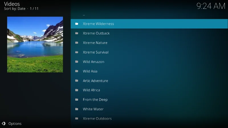 Дополнение Xtreme Wilderness для Kodi, лучшее для всего дикого