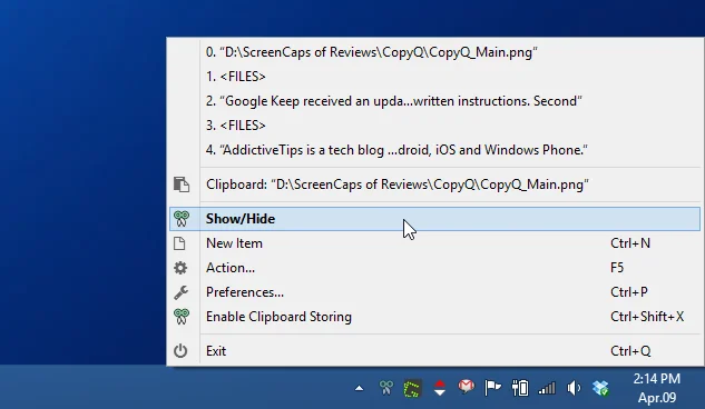 CopyQ: Gestor del portapapeles que guarda tu historial y admite scripts