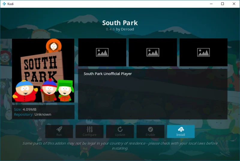 Дополнение South Park для Kodi: руководство по установке и обзор