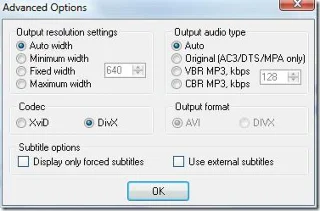 Convertir DVD a vídeo AVI (DivX/XviD) con nudo gordiano automático