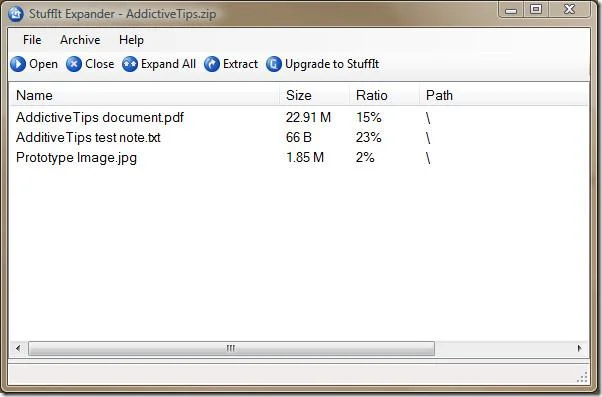 Estrarre i file di archivio utilizzando StuffIt Expander