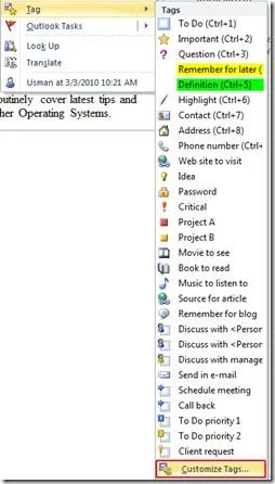 OneNote 2010: Tagging-Handbuch
